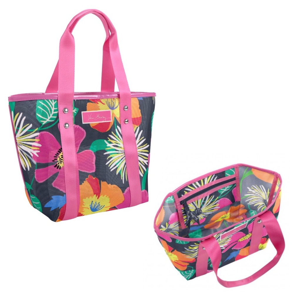 Vera Bradley Small Mesh Tote Jazzy Blooms NWT